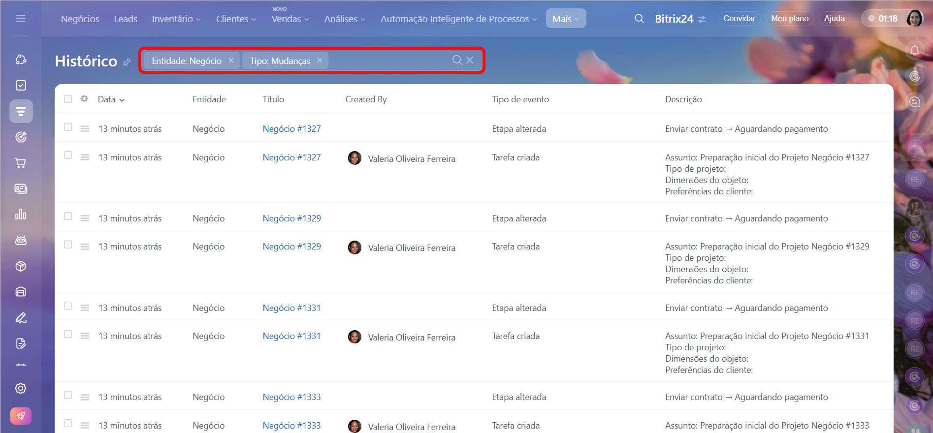 HISTÓRICO HISTÓRICO