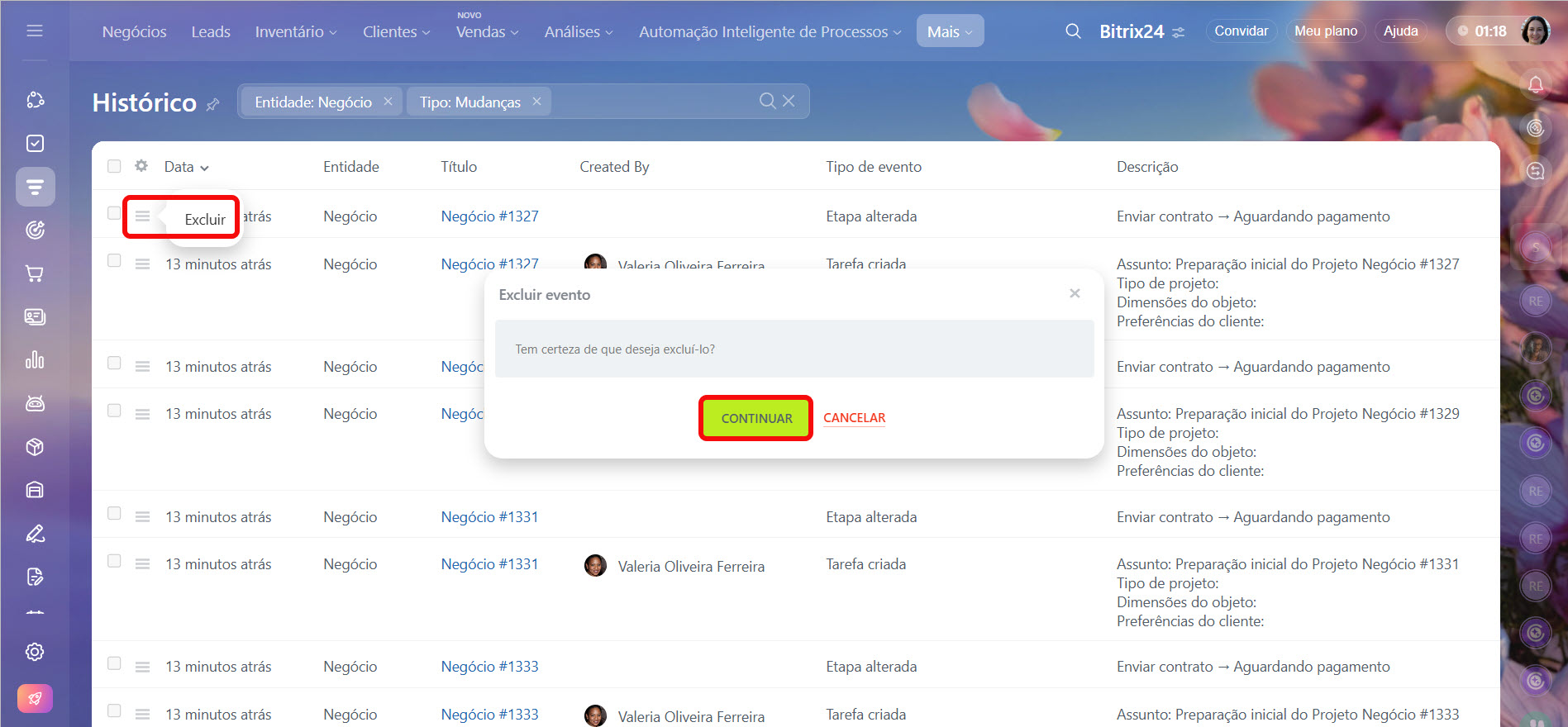 HISTÓRICO HISTÓRICO