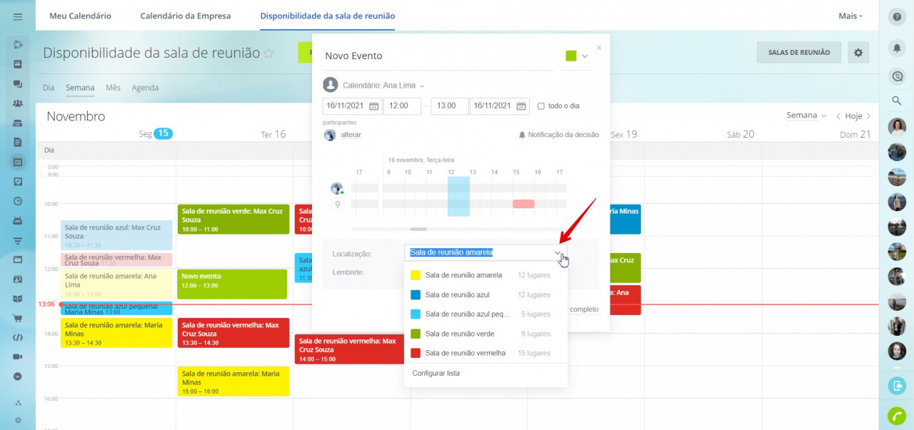 SISTEMA DE RESERVA ONLINE E GESTÃO DE CALENDÁRIOS PARA SALAS DE