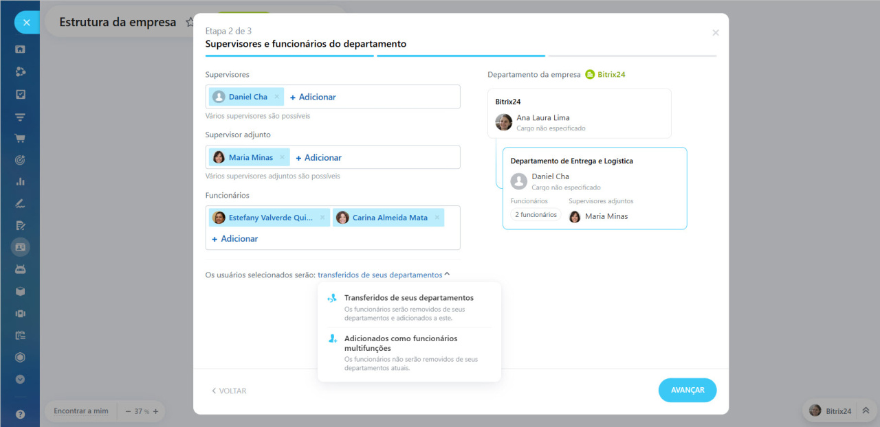 Como Criar E Editar Departamento Na Estrutura Da Empresa