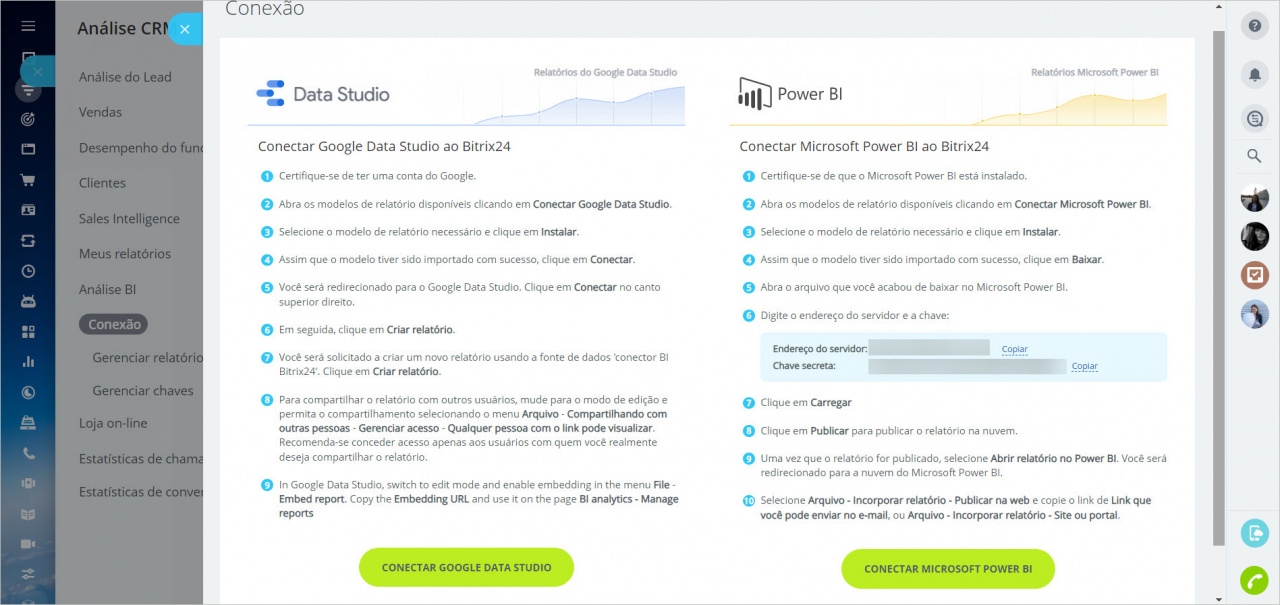 Como conectar o Microsoft Power BI